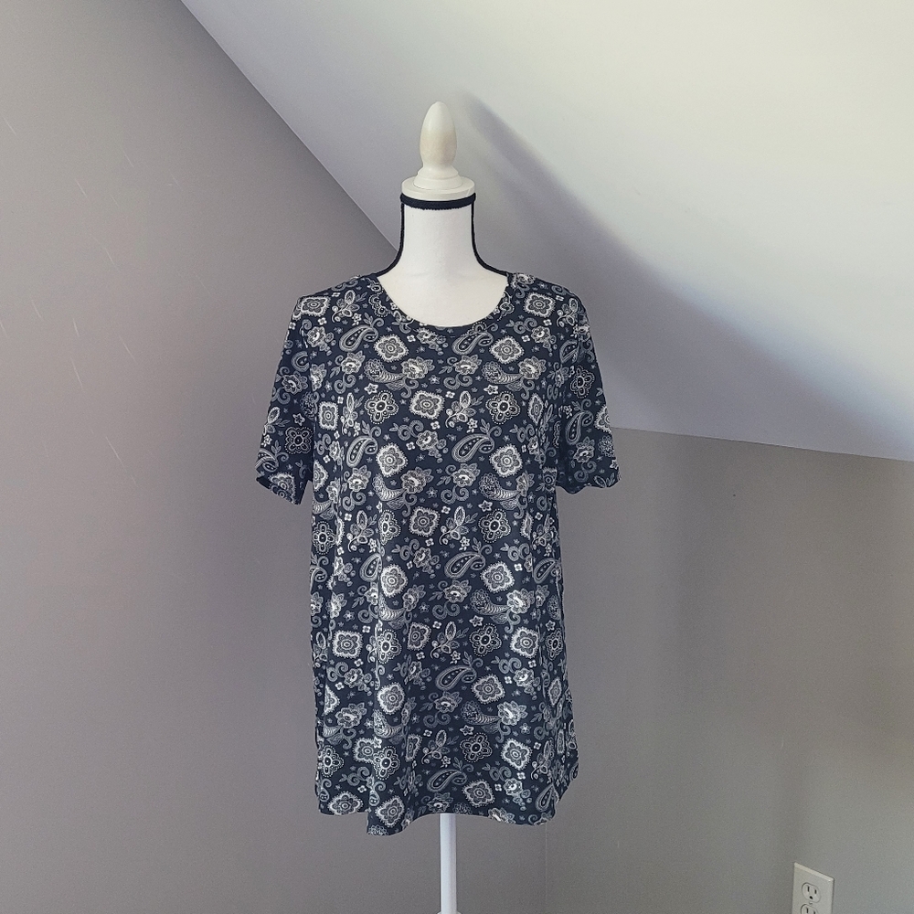 Woman Within Perfect Short Sleeve Shirt